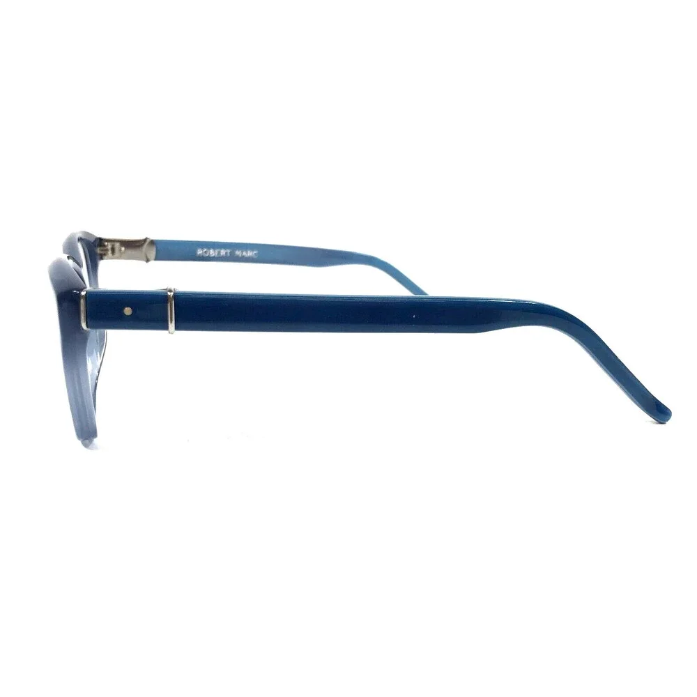 Robert Marc Eyeglasses Frames 833-263 Slate Blue Rectangle Full Rim 48-16-135